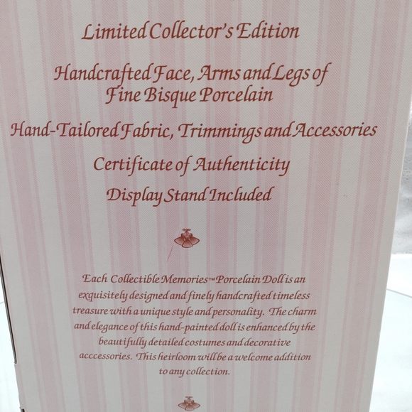 Collectible Memories 16" Genuine Porcelain Boy ''Fisherman Travis'' Doll (NIB) - Picture 8 of 11